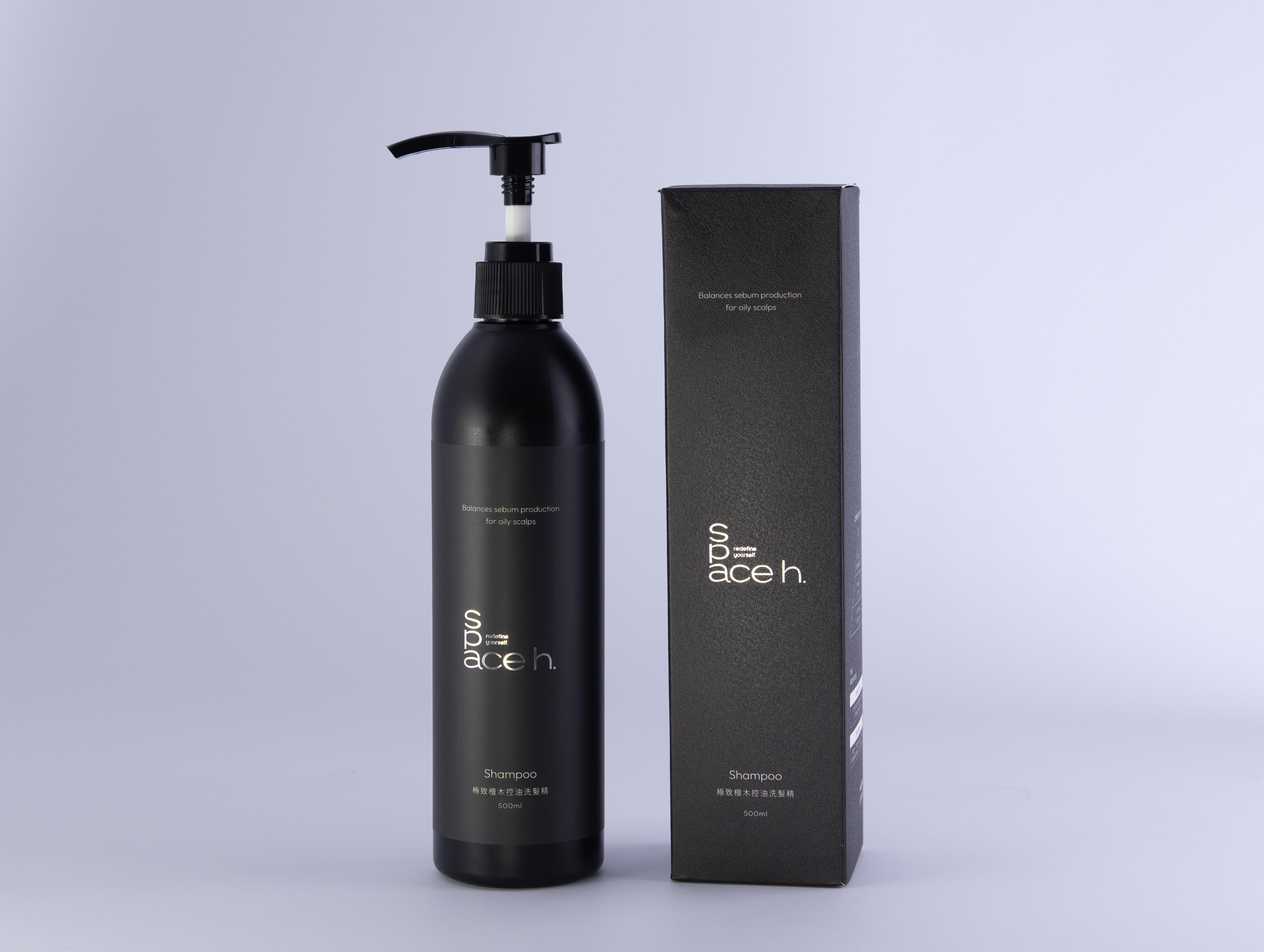 space h. 極致檀木控油洗髮精 500ml